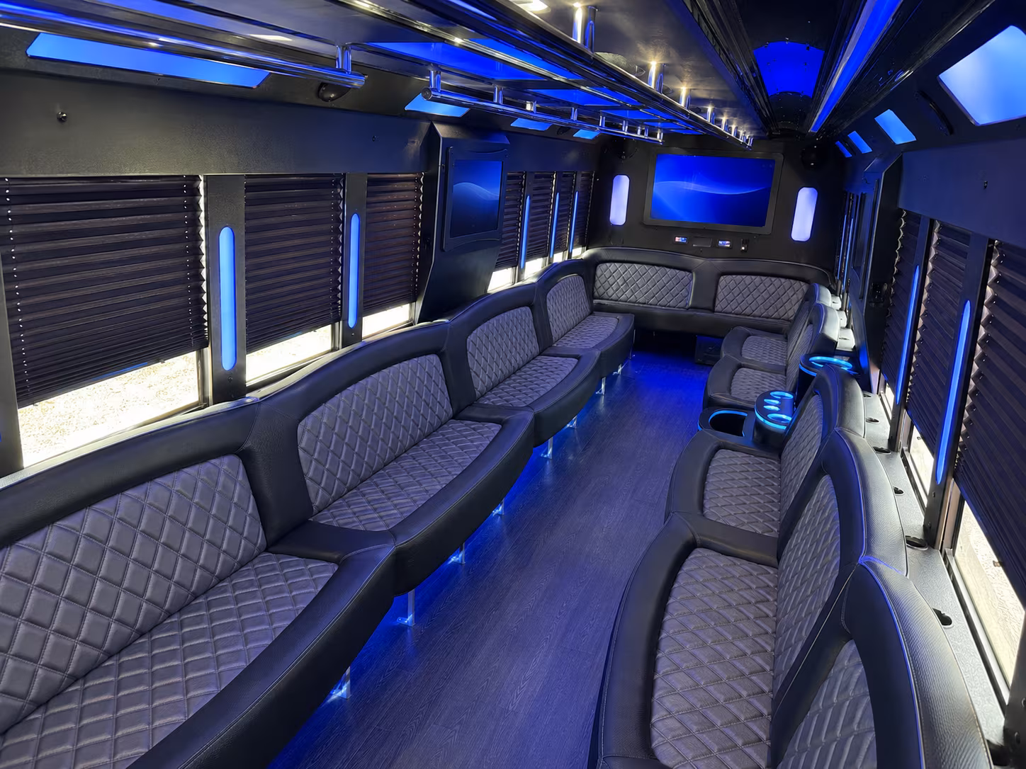 across fontana california party bus rental