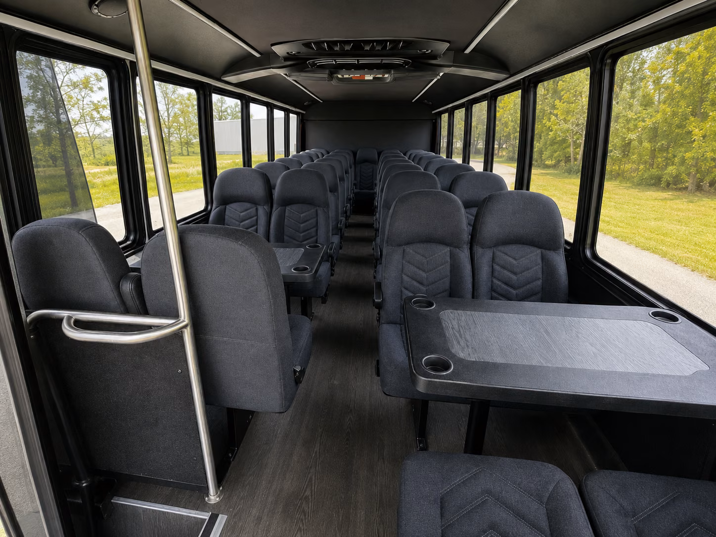 fontana 15 passenger minibus interior
