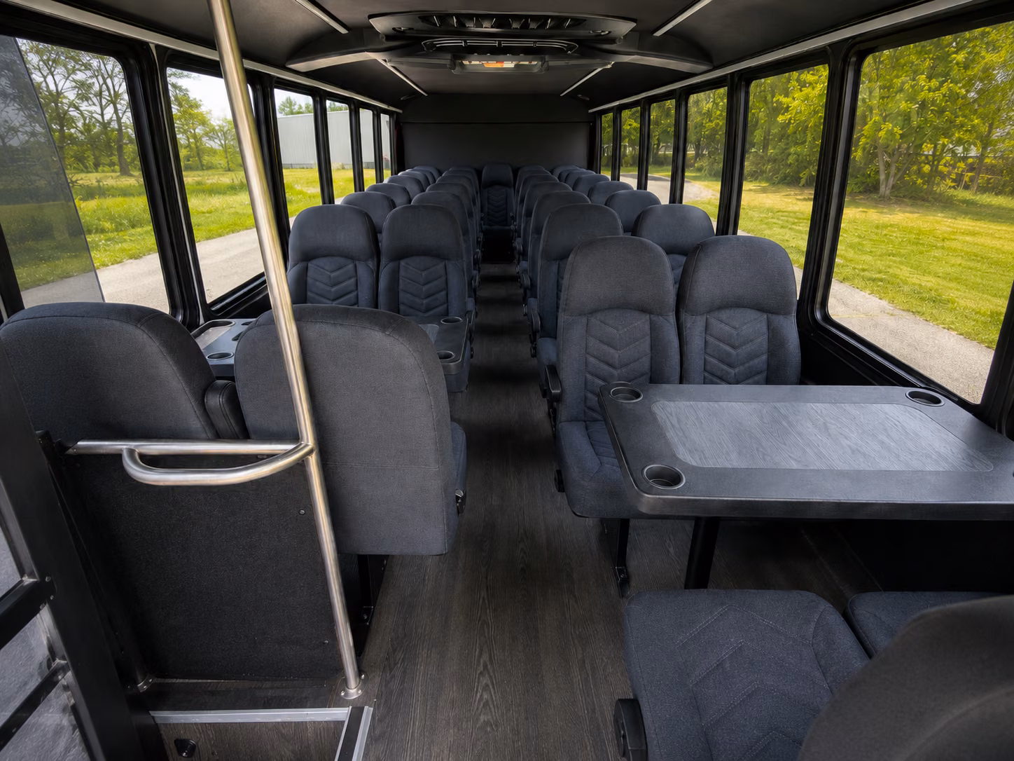 fontana 18 passenger minibus inside