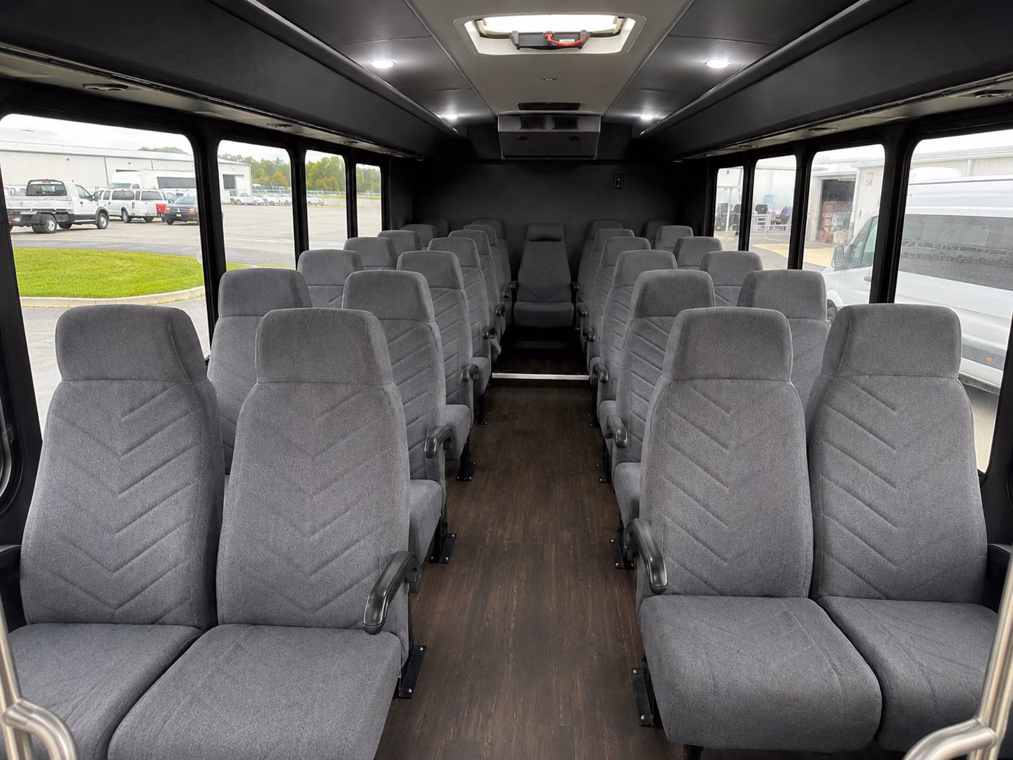 fontana 18 passenger minibus interior