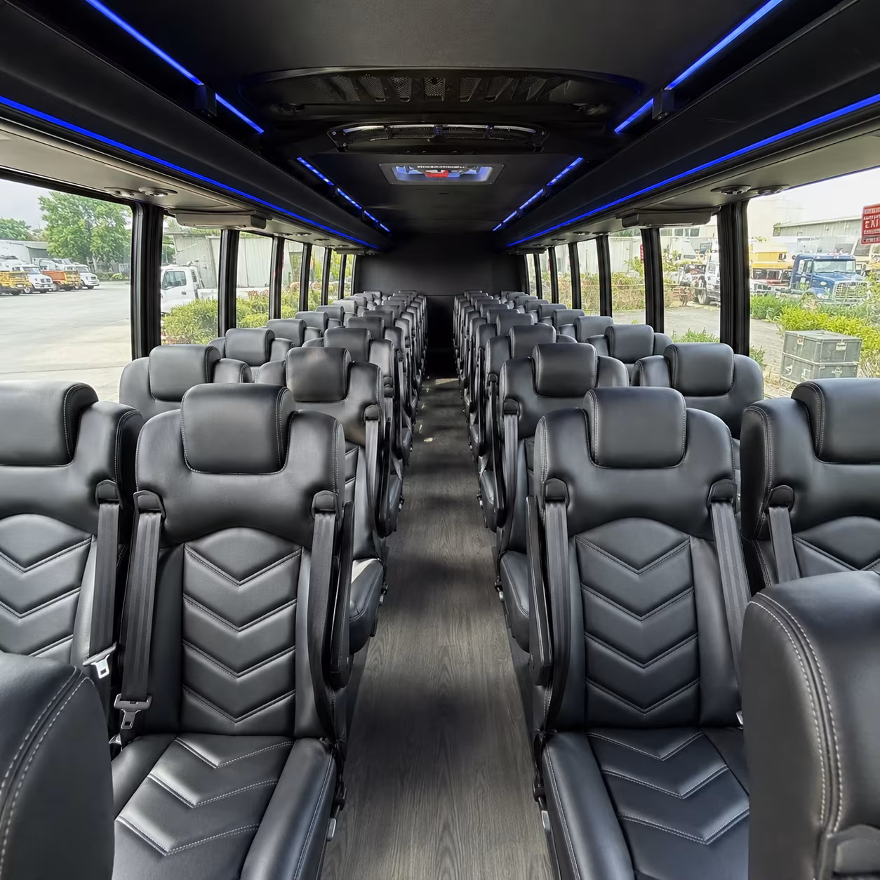fontana 28 passenger minibus inside