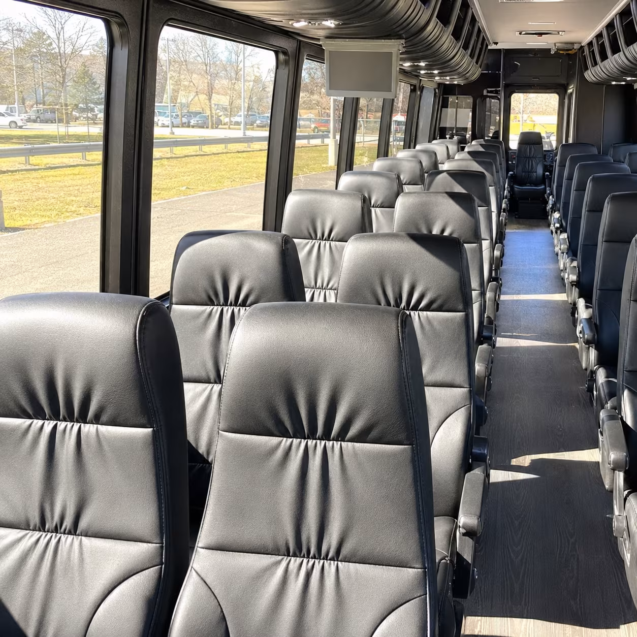 fontana 35 passenger minibus interior