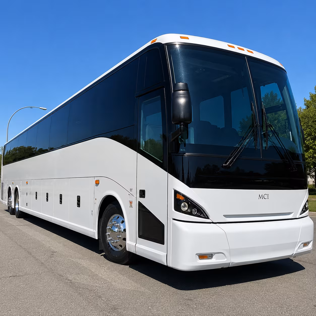 fontana 56 passenger charter bus