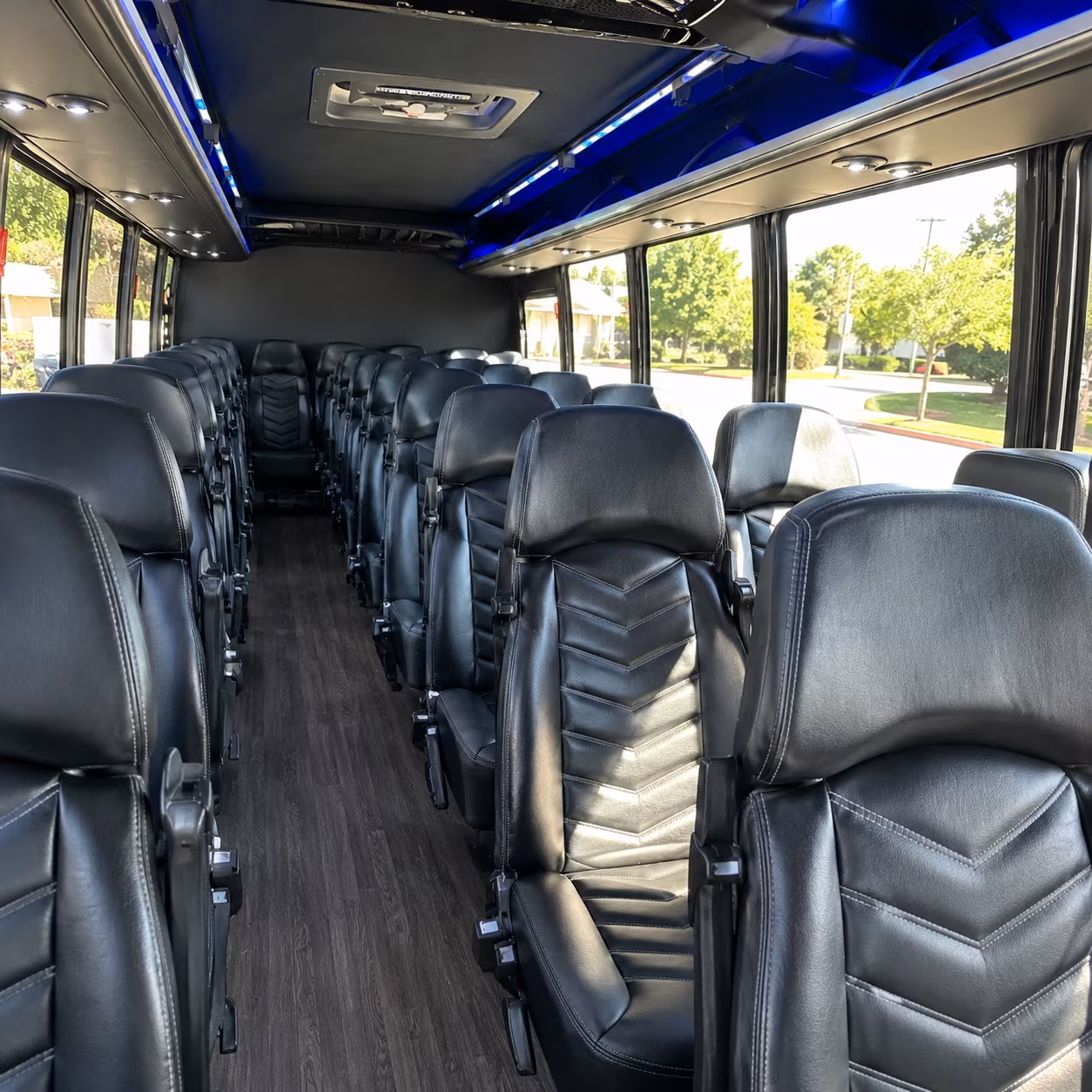 fontana school event transportation onboard seating