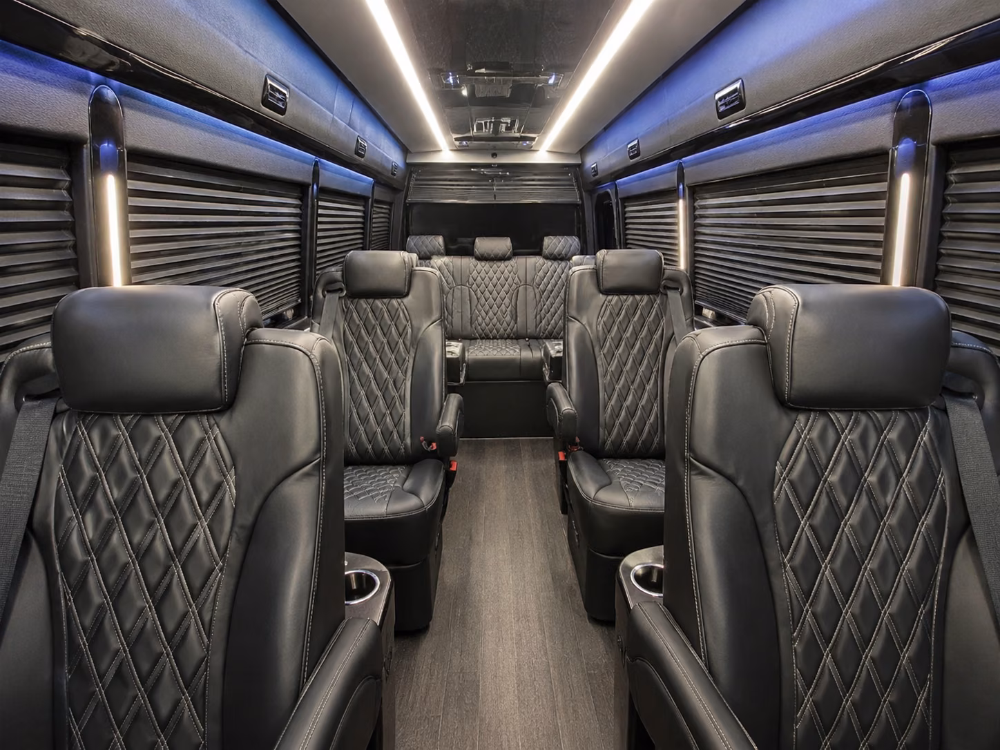 fontana sprinter van with driver inside