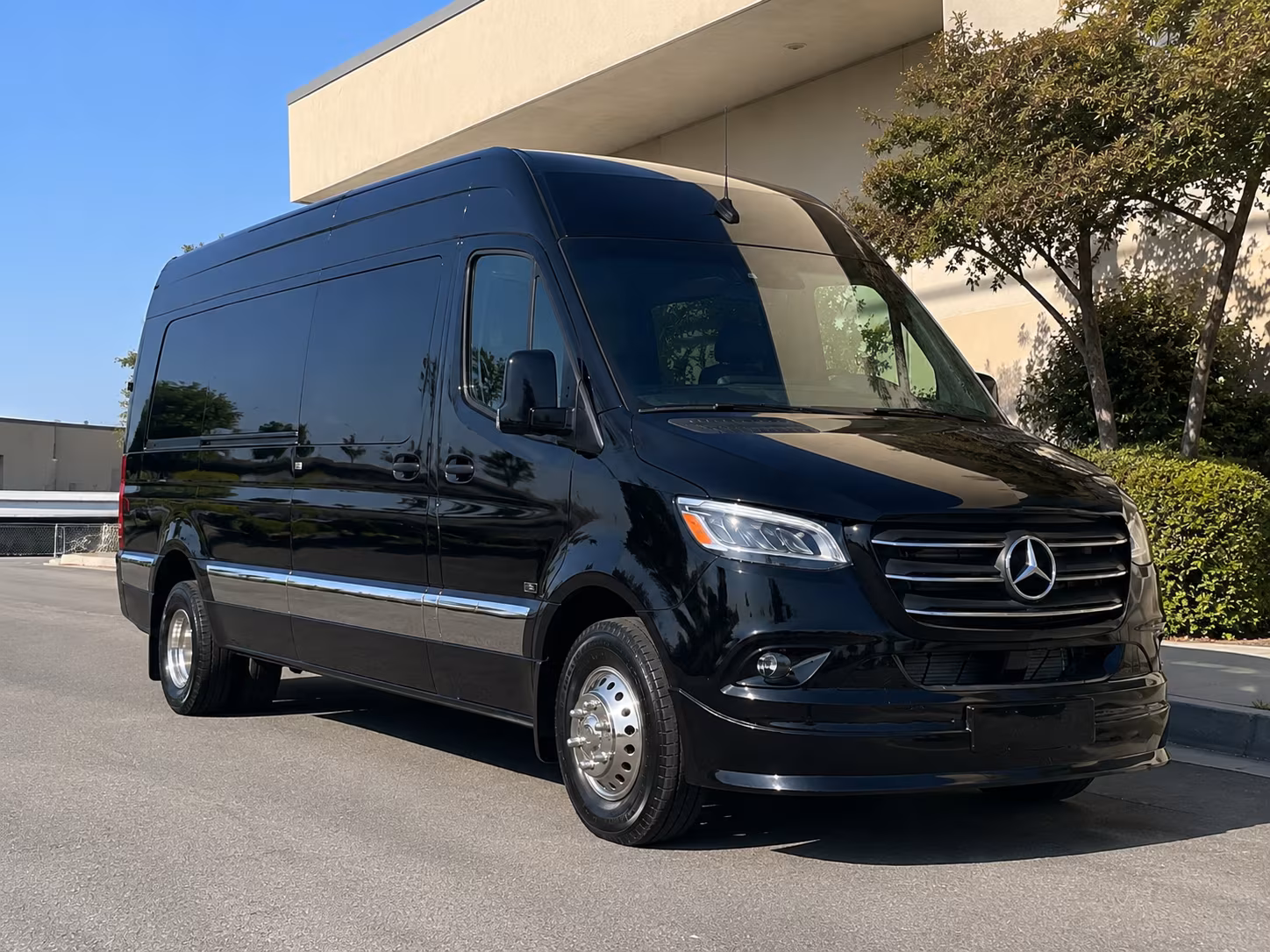 fontana sprinter van with driver