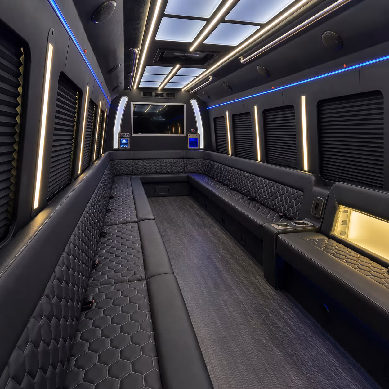 fontana wedding party bus rental