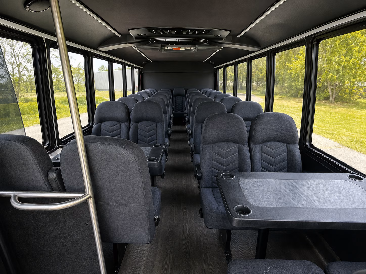 fontana wedding transportation onboard seating
