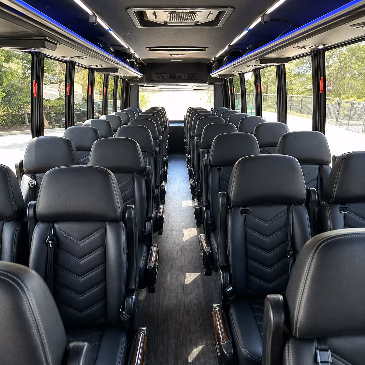 reserve buses for fontana weddings at vineyard and mountain venues